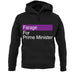 Farage For Prime Minister unisex hoodie