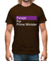 Farage For Prime Minister Mens T-Shirt