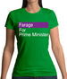 Farage For Prime Minister Womens T-Shirt