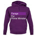 Farage For Prime Minister unisex hoodie