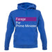 Farage For Prime Minister unisex hoodie