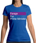 Farage For Prime Minister Womens T-Shirt