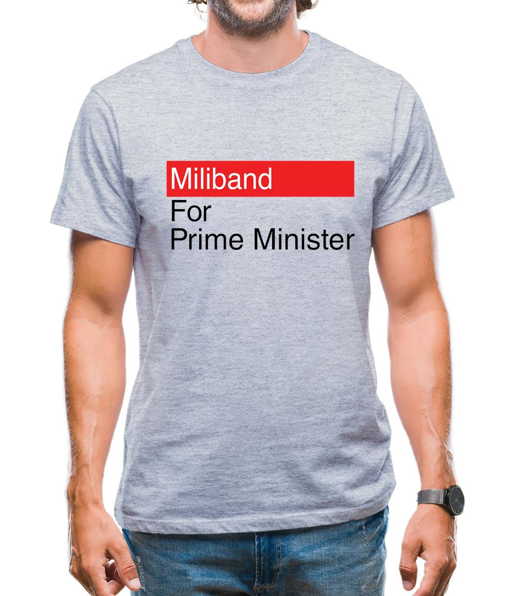 Miliband For Prime Minister Mens T-Shirt