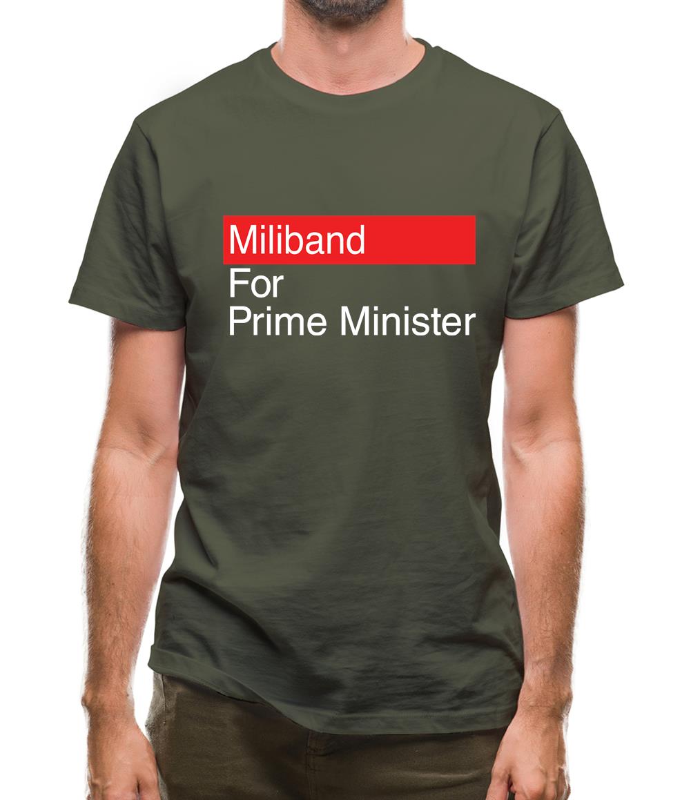 Miliband For Prime Minister Mens T-Shirt