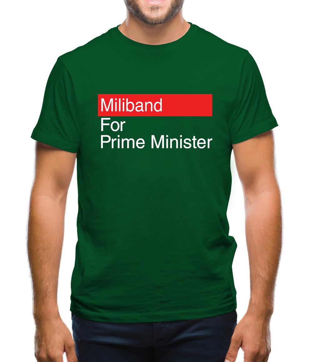 Miliband For Prime Minister Mens T-Shirt