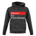 Miliband For Prime Minister unisex hoodie