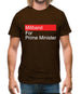 Miliband For Prime Minister Mens T-Shirt