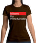 Miliband For Prime Minister Womens T-Shirt