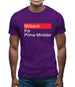 Miliband For Prime Minister Mens T-Shirt