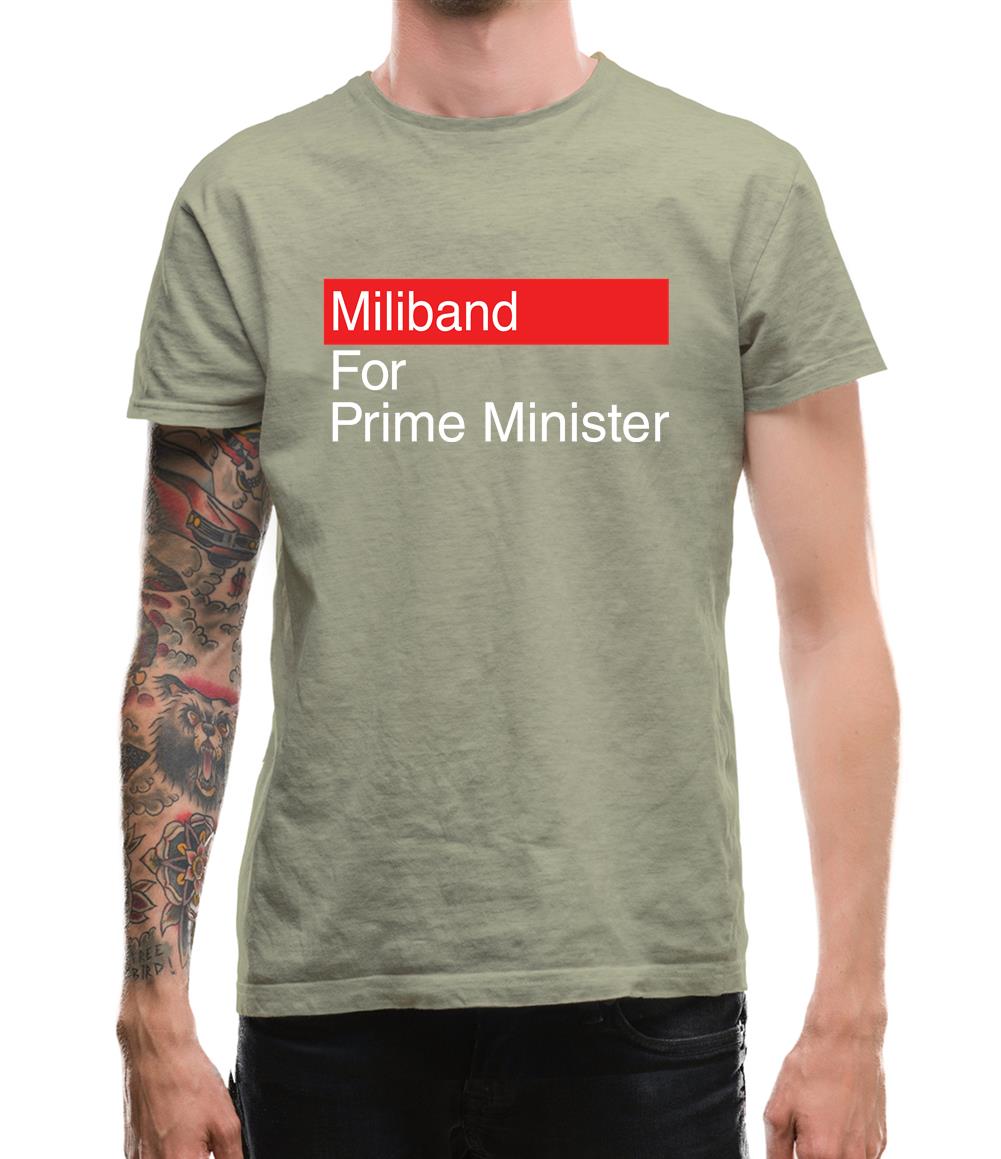 Miliband For Prime Minister Mens T-Shirt