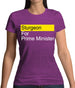 Sturgeon For Prime Minister Womens T-Shirt