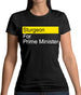 Sturgeon For Prime Minister Womens T-Shirt