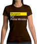 Sturgeon For Prime Minister Womens T-Shirt