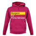 Sturgeon For Prime Minister unisex hoodie