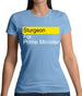 Sturgeon For Prime Minister Womens T-Shirt