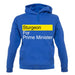 Sturgeon For Prime Minister unisex hoodie