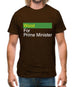 Wood For Prime Minister Mens T-Shirt