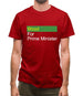 Wood For Prime Minister Mens T-Shirt