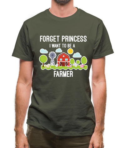 Forget Princess Farmer Mens T-Shirt