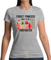 Forget Princess Firefighter Womens T-Shirt