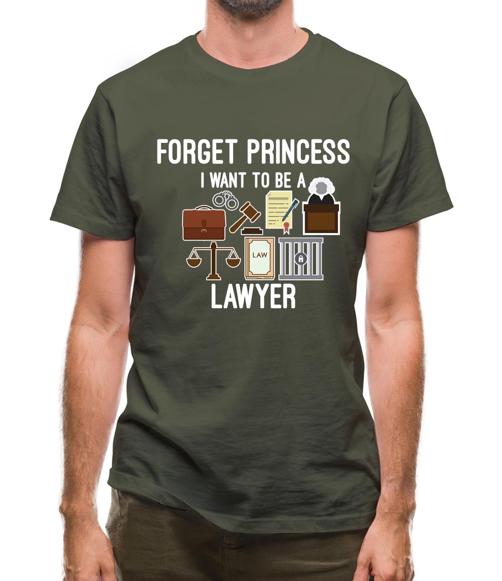 Forget Princess Lawyer Mens T-Shirt