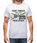 Forget Princess Police Officer Mens T-Shirt