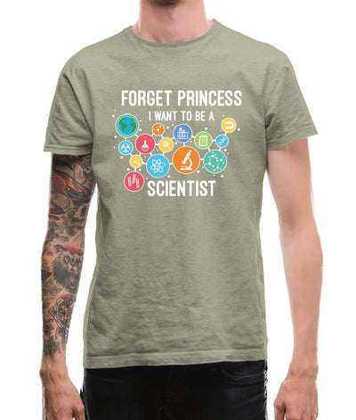 Forget Princess Scientist Mens T-Shirt
