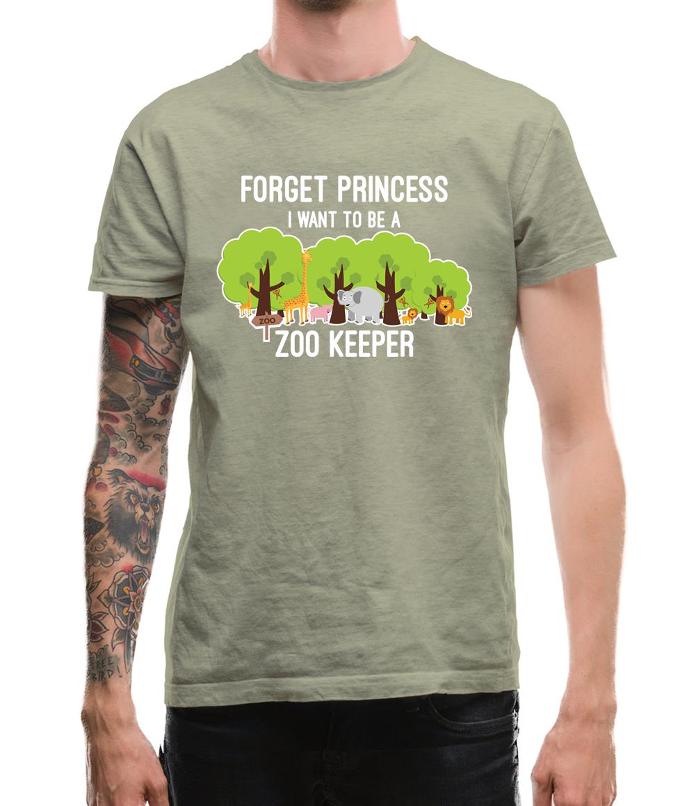 Forget Princess Zoo Keeper Mens T-Shirt