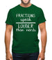 Fractions Louder Than Nerds Mens T-Shirt