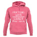 Fractions Louder Than Nerds unisex hoodie