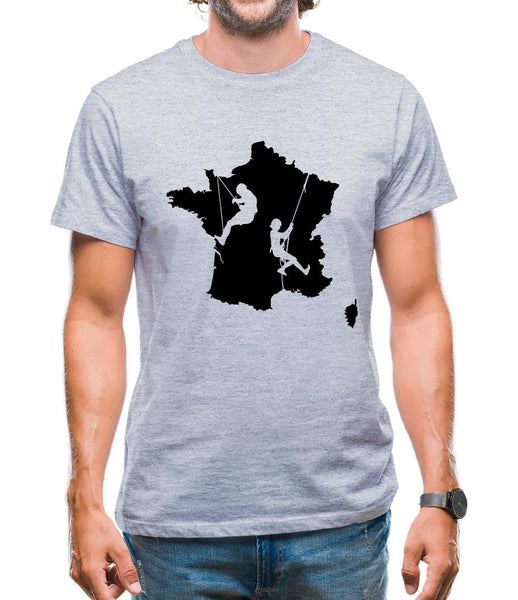 France Climbing Mens T-Shirt