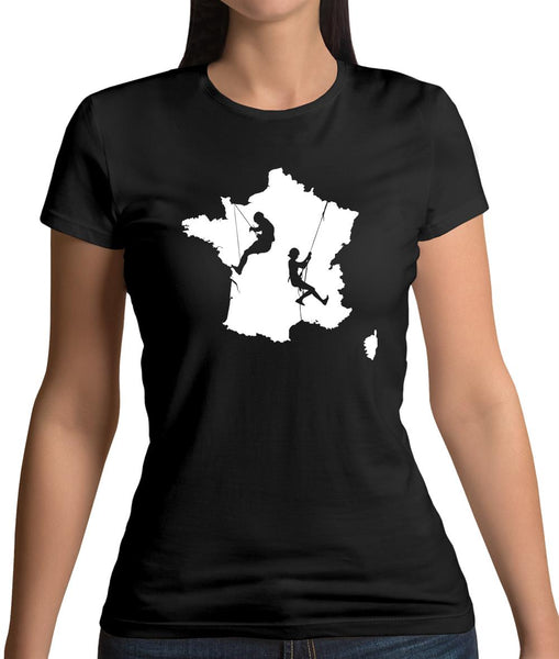 France Climbing Womens T-Shirt