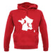 France Climbing unisex hoodie