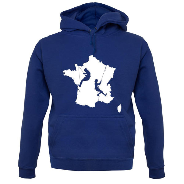 France Climbing unisex hoodie