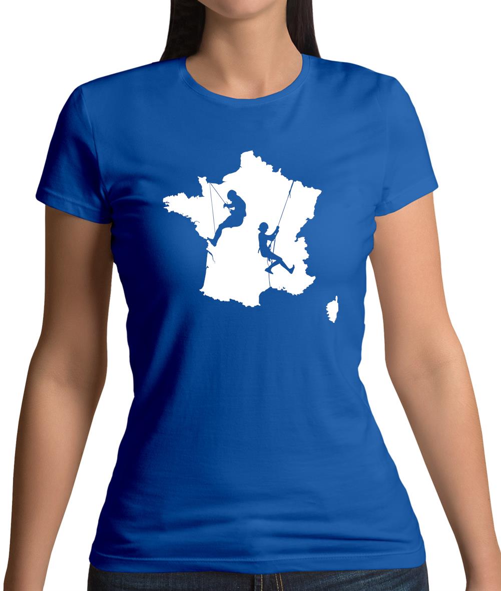 France Climbing Womens T-Shirt