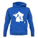 France Climbing unisex hoodie