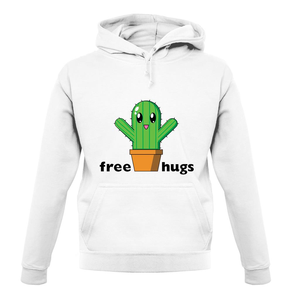 Free Cactus Hugs unisex hoodie