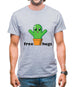 Free Cactus Hugs Mens T-Shirt