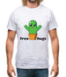 Free Cactus Hugs Mens T-Shirt