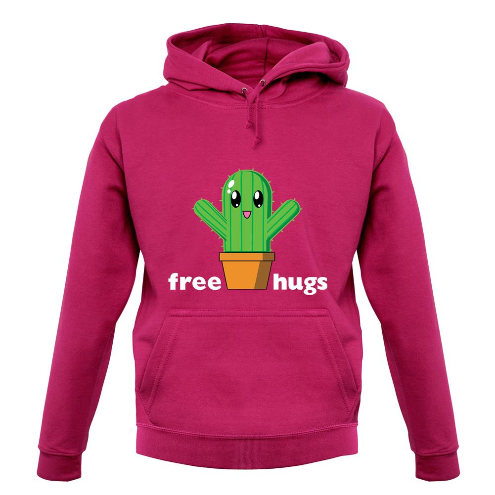 Free Cactus Hugs unisex hoodie