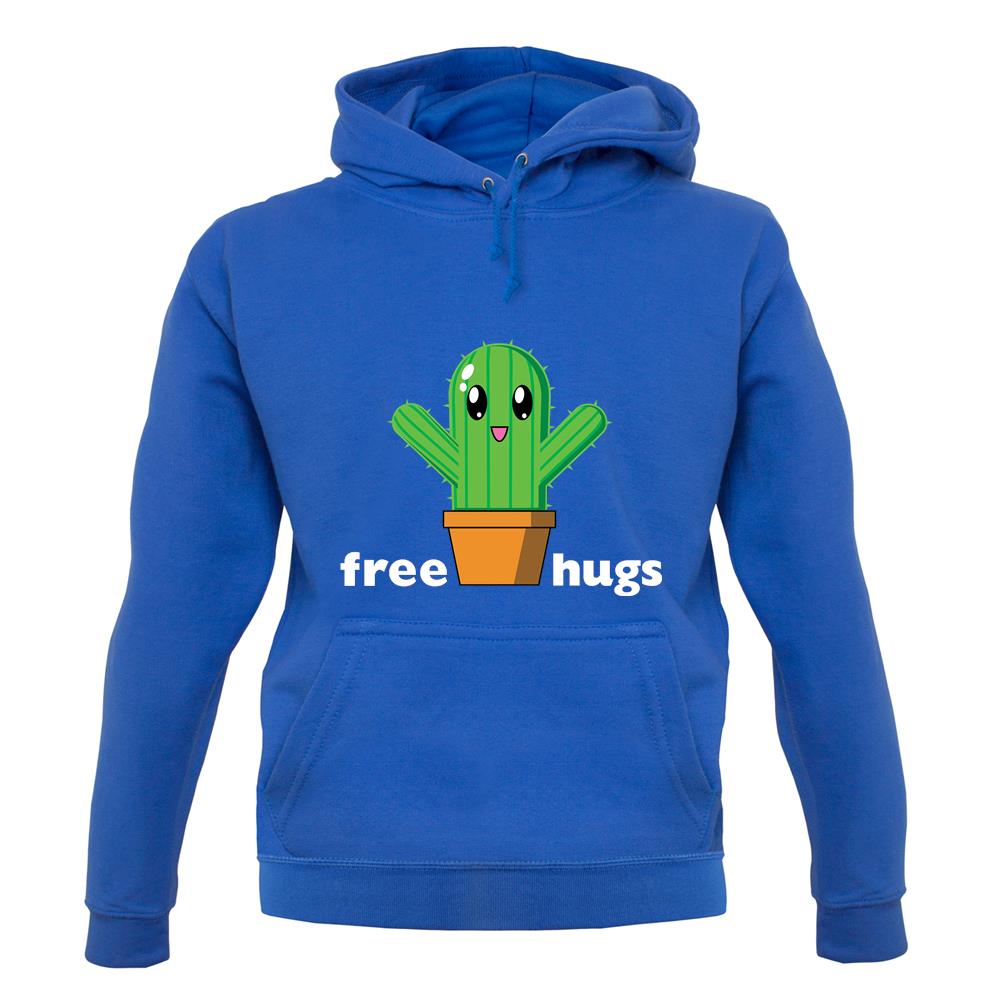 Free Cactus Hugs unisex hoodie