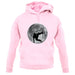 Free Running Moon unisex hoodie