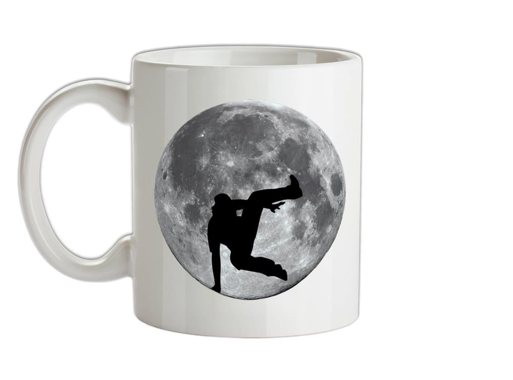 Free Running Moon Ceramic Mug