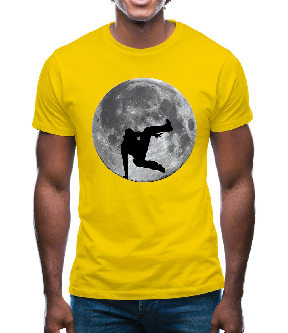 Free Running Moon Mens T-Shirt