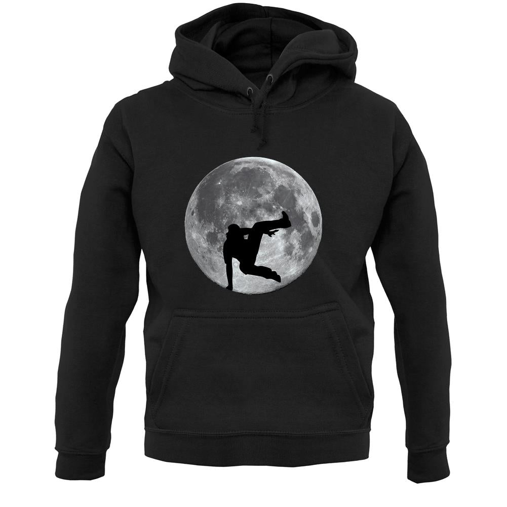 Free Running Moon Unisex Hoodie