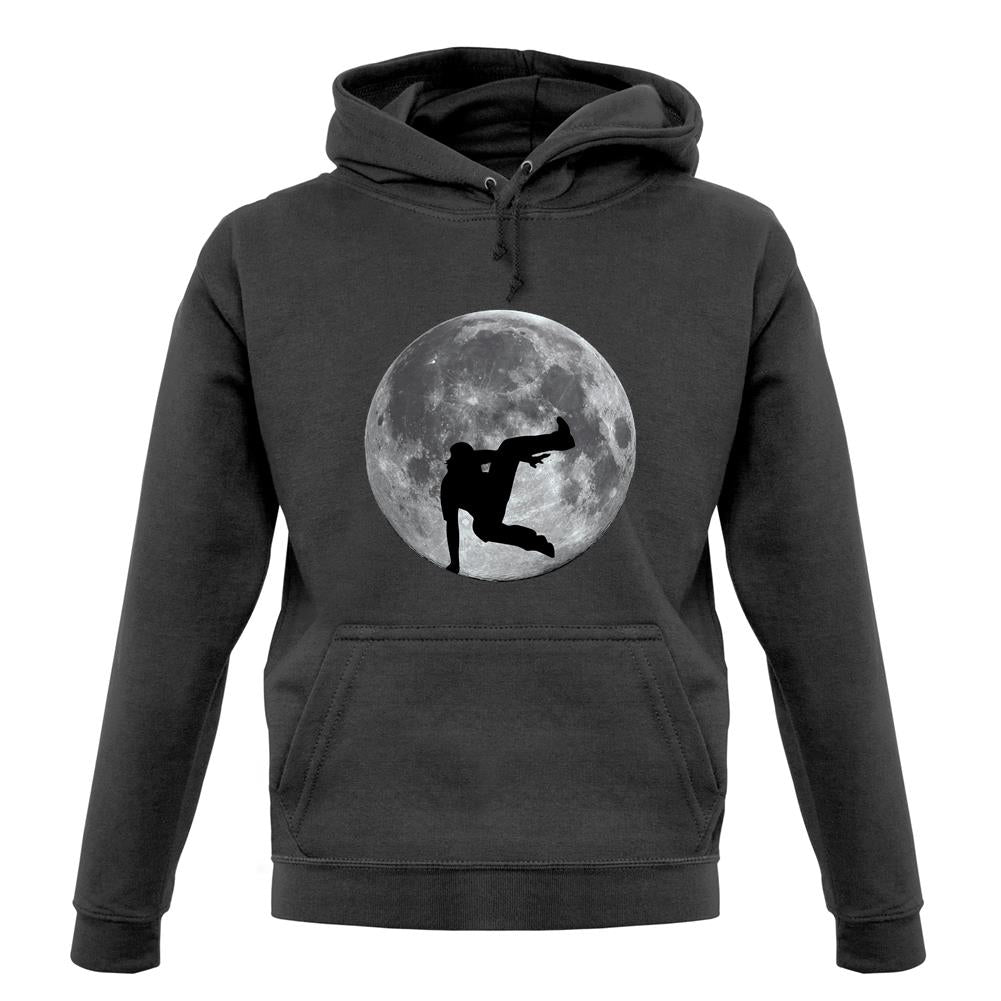Free Running Moon unisex hoodie