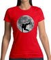 Free Running Moon Womens T-Shirt