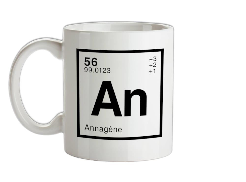 French Periodic Elements (Women) Anna Ceramic Mug