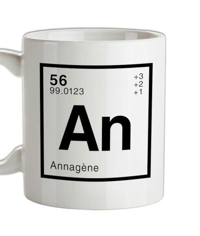 French Periodic Elements (Women) Anna Ceramic Mug