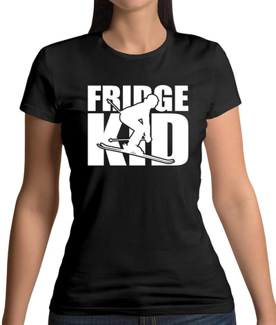 Fridge Kids Ski Womens T-Shirt